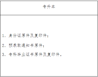 2023年上海理工大學專升本新生報到須知