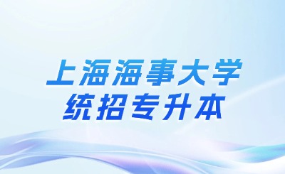 上海海事大學統招專升本